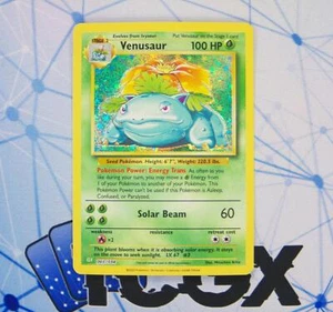Pokemon - Venusaur - 003/034 - Juego de Cartas Coleccionables Clásico - Holo Casi Nuevo - Imagen 1 de 1
