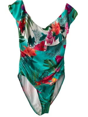 La Blanca Wild Tropic One-Piece Swimsuit, Size 10 - Image 1 of 2