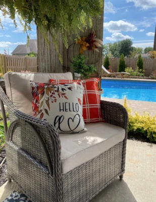 Fall Pillow Covers 18"x18" - Set of 4 - Thanksgiving - Pumpkin - Grateful - Image 1 of 4