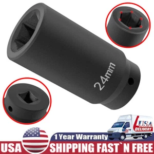 77070 24mm Crank Bolt Socket Harmonic Balancer Socket Tool for GM LS Engine - Picture 1 of 13