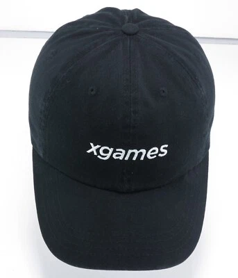 Xgames Hat cap black strapback espn sports BMX skate moto X games - Image 1 of 4