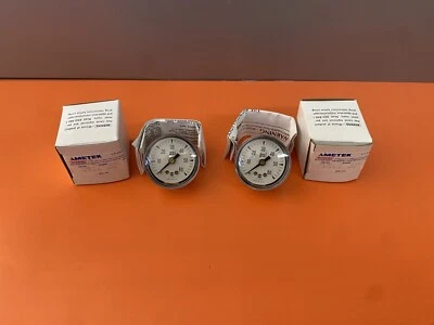 Ametek / USG P500 Pressure Gauge 0-60PSI Conn. 1/8” CBM Size 1-1/2” Qty 2  - Image 1 of 4