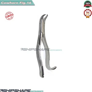 Dental Extracting Forceps #16 Cowhorn Beak For Lower Molars Surgical Extraction - Foto 1 di 4