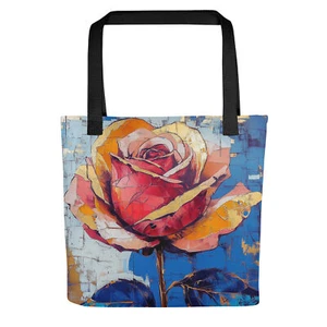 Rose Graffiti V5 Tote Bag - Picture 1 of 1