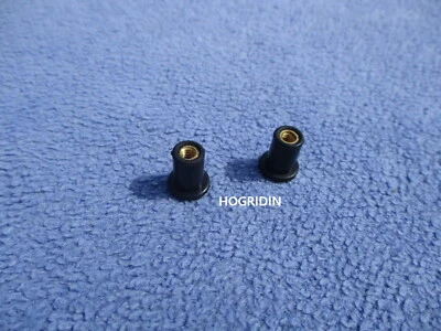 Well Nuts 6 -32 size Harley Davidson Touring Softail Headlight trim FLST FLHT FL - Image 1 of 2