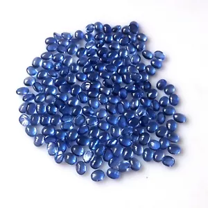 Kyanite Cabochon 3X4 mm Oval Cut Blue Color Natural Untreated Wholesale Gemstone - Picture 1 of 3