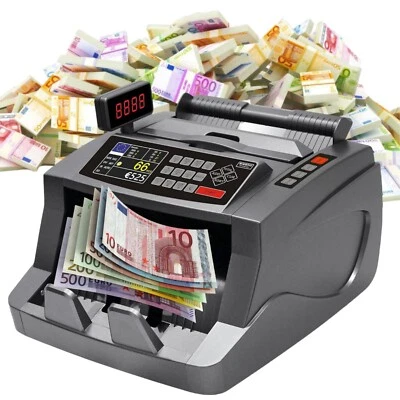 UV/ MG/IR/MT Geldzählmaschine Wertzähler Geldzähler gemischte Geldscheine - Bild 1 von 4
