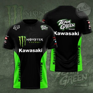 Kawasaki Racing Team 3D T-shirt, Size XS-6XL - Picture 1 of 2
