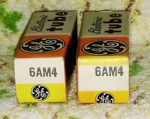 NOS General Electric 6AM4 (CV5073) vacuum tube radio TV valve TESTED - Picture 1 of 3
