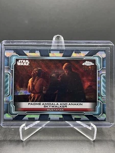 2024 Topps Chrome Star Wars Hyperspace Padme and Anakin Wave /25 #GE-7 - Picture 1 of 2