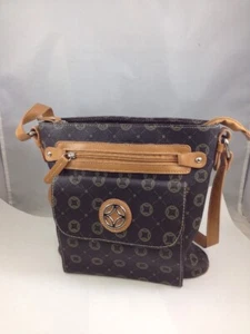 Croft & Barrow Brown Faux Leather Handbag Purse  - Picture 1 of 9