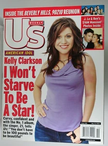 Kelly Clarkson Cover Beverly Hills, 90210 J. LO & Ben May 2003 #430 US Weekly - Picture 1 of 8