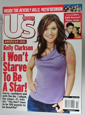 Kelly Clarkson Cover Beverly Hills, 90210 J. LO & Ben May 2003 #430 US Weekly - Image 1 of 4