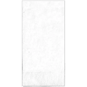50 Plain Solid Colors Dinner Hand Towel Napkins Paper - White - Picture 1 of 2