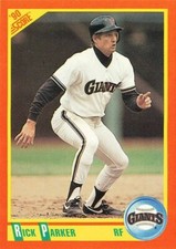 1990 Score Rookie/Traded Baseball #77T Rick Parker RC San Francisco Giants