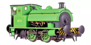 Dapol 4S-024-008 OO Gauge, Hawthorn Leslie 0-4-0, Tank 'Number 13 in green - Picture 1 of 2