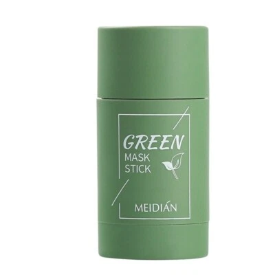Green Tea Clay Cleansing Mask Stick Facial Deep Purifying Blackhead Acne Remover - Image 1 of 4