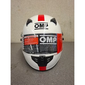 OMP KJ-8 EVO Snell CMR 2016 Approved Kart Helmet Size Large (58-59cm) *Chipped* - Picture 1 of 6