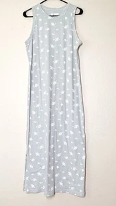 Vestido Camiseta Current/Elliott The Perfect Muscle 3 L Azul Perla Midi 100% Algodón - Imagen 1 de 6