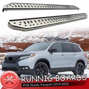 2PCS Fixed Running Boards Fits for Honda Passport 2019-2025 Side Steps Nerf bar - Picture 1 of 7
