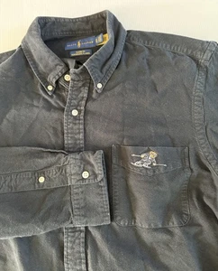 Ralph Lauren Men's Classic Fit Polo Bear Performance Flannel Shirt Buttons XL - Picture 1 of 7