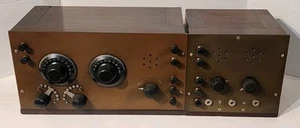 1922 MELCO TYPE 400 1-tube Tuner & 2-step Amp Mortimer Radio Corp. New York NY - Picture 1 of 24