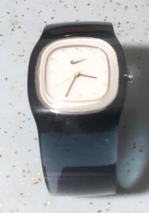 NIKE PRESTO TRANSLUCENT BLUE ANALOG LARGE CUFF WATCH BACKLITE NO RUBBER BUMPERS - Bild 1 von 14