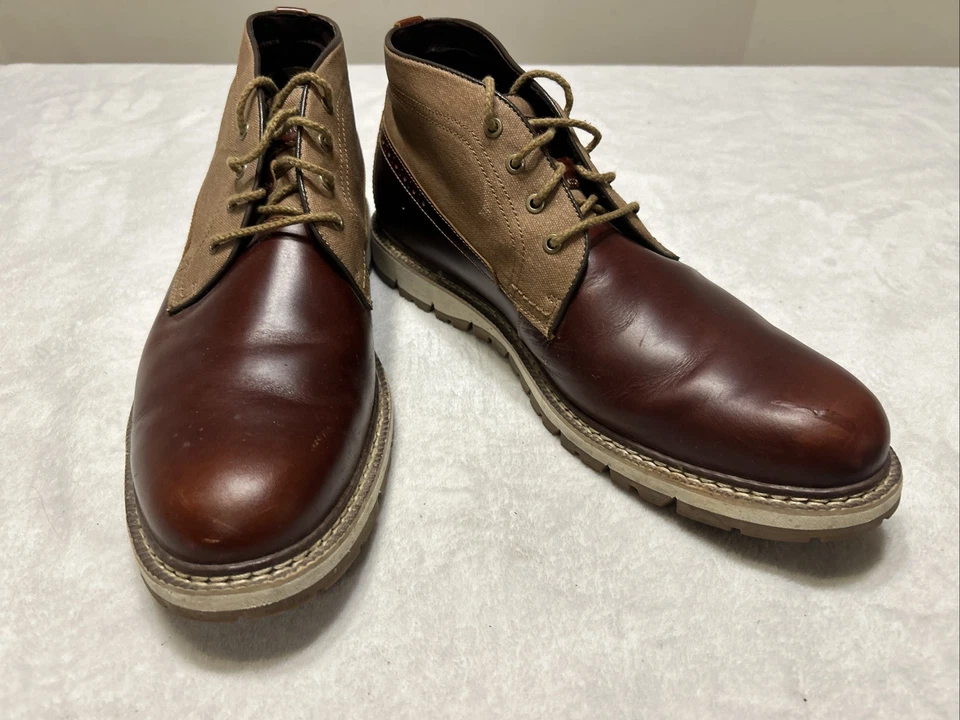Timberland ботинки мужской размер 13 Britton Hill водонепроницаемый каштановой кожи чукка - Изображение 1 из 4