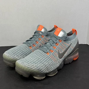 Nike Air VaporMax Flyknit 3 Schuhe Herren Größe 10 grau orange Laufen AJ6900-003 - Bild 1 von 12