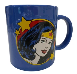 Taza de café de cerámica azul océano cara mujer maravilla DC Comics 20 oz - Imagen 1 de 4
