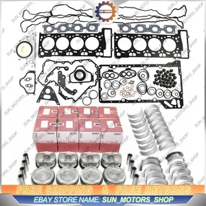 Engine Overhaul Pistons Gasket Bearings Kit For BMW X5 X6 M F86 F85 S63R 4.4 - Picture 1 of 6