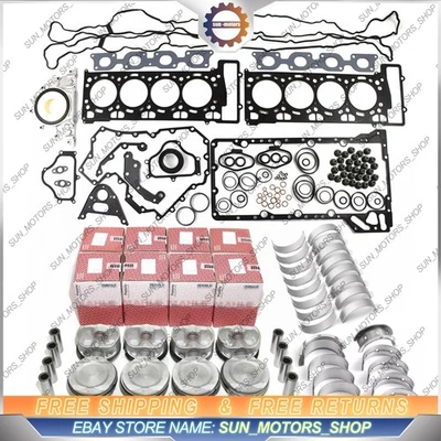 Engine Overhaul Pistons Gasket Bearings Kit For BMW X5 X6 M F86 F85 S63R 4.4 - Image 1 of 4