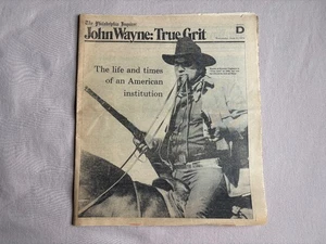 Philadelphia Inquirer John Wayne: True Grit Insert June 13, 1979 - Picture 1 of 3