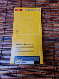 Kodak Professional Tmax 100 Readyload 4X5 Packets SEALED BOX DATED DEC. 2000 - Picture 1 of 7
