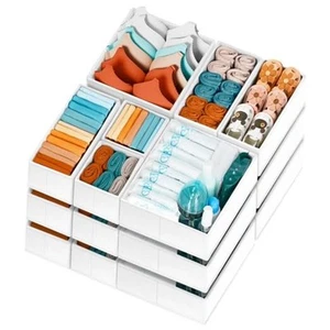 Drawer Organizer Clothes, 20 Pack Dresser Organizer Bins for Nursery Bedroom, - Picture 1 of 7