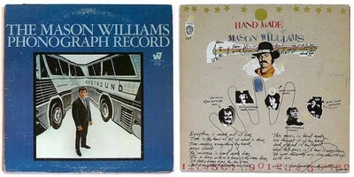 MASON WILLIAMS 2 LPs 1968 Phonograph Record 1970 Hand Made Classical Gas x2 Foto 1 de 4