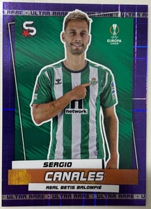 2022-23 Topps UEFA Superstars #173 Sergio Canales Ultra Rare Purple /99 - Picture 1 of 2