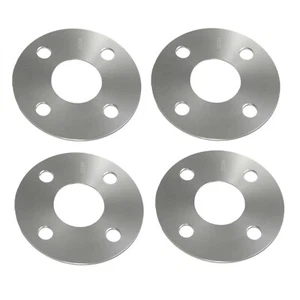 (4) Flat 4lug 3mm Wheel Spacers 4x100 57.1mm Hub Bore Forge T6 6061 Billet - Picture 1 of 3