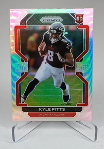 Tarjeta de novato de fútbol americano Kyle Pitts 2021 Panini Prizm Silver Prizm RC #341 - Imagen 1 de 2