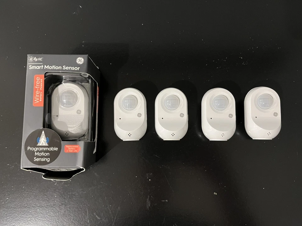 Sensor de Movimiento Inteligente Inalámbrico GE CYNC, Alimentado por Batería, Bluetooth, 5 Piezas en Total Foto 1 de 1