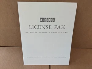 Vintage 1990 VAX VMS Digital DEC Equipment License PAK Key Certificates w/Folder D - Bild 1 von 4