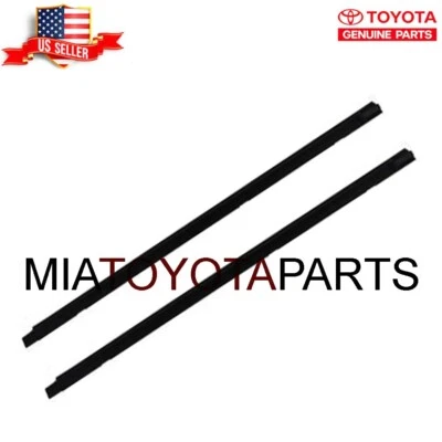 Genuine Toyota 99-2004 Tacoma OEM Front Door Outer LH Belt Molding Weatherstrip - Image 1 of 4