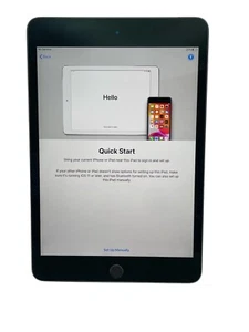 APPLE iPad Mini 5th Gen - 64GB WiFi + Cellular (GSM) Space Gray A2126 MUXF2LL/A - Picture 1 of 2