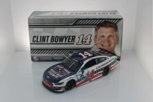 NASCAR 2020 CLINT BOWYER #14 PATRIOTIC BARSTOOL SPORTS 1/24 CAR - Picture 1 of 2