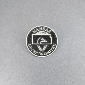 1998 KS Kansas DU Ducks Unlimited Lapel Hat Jacket Pin - Picture 1 of 2
