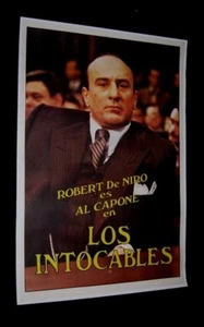 ORIGINAL ROBERT DE NIRO  UNTOUCHABLES Linen Backed ARGENTINA 0/S L@@K 29X43 1/2 - Picture 1 of 1