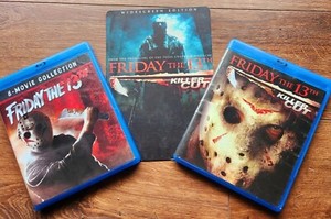 Friday the 13th Collection (7 Blu-rays) With RARE Rental Backing Card! HTF