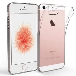 For APPLE IPHONE 5 CLEAR CASE SHOCKPROOF ULTRA THIN GEL SILICONE TPU BACK COVER - Picture 1 of 9