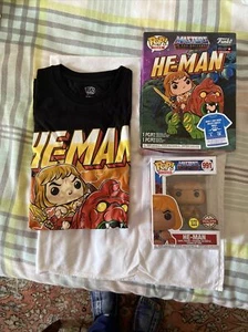 funko pop masters of the universe box tee+pop he-man glow 991 - Bild 1 von 6
