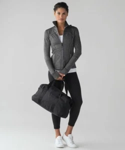 NEW LULULEMON DEFINE JACKET LUON CHAKRA JACQUARD V1 BLACK BATTLESHIP SZ 4 OR 6 - Picture 1 of 5